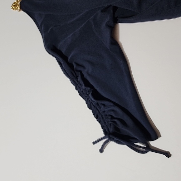 Michael Kors Cold Shoulder With Gold Chain Strap. 3/4 Sleeves. Size L - Picture 14 of 14